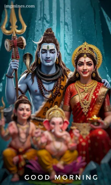 lord shiv with family