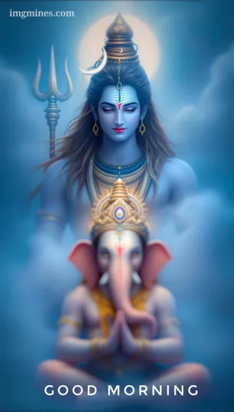 lord shiv image with ganesh ji