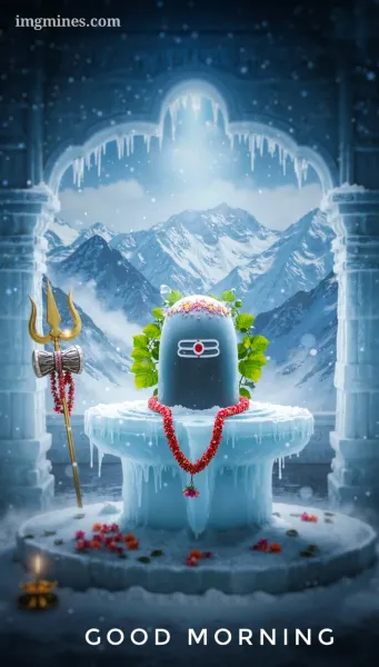 ice shivling image