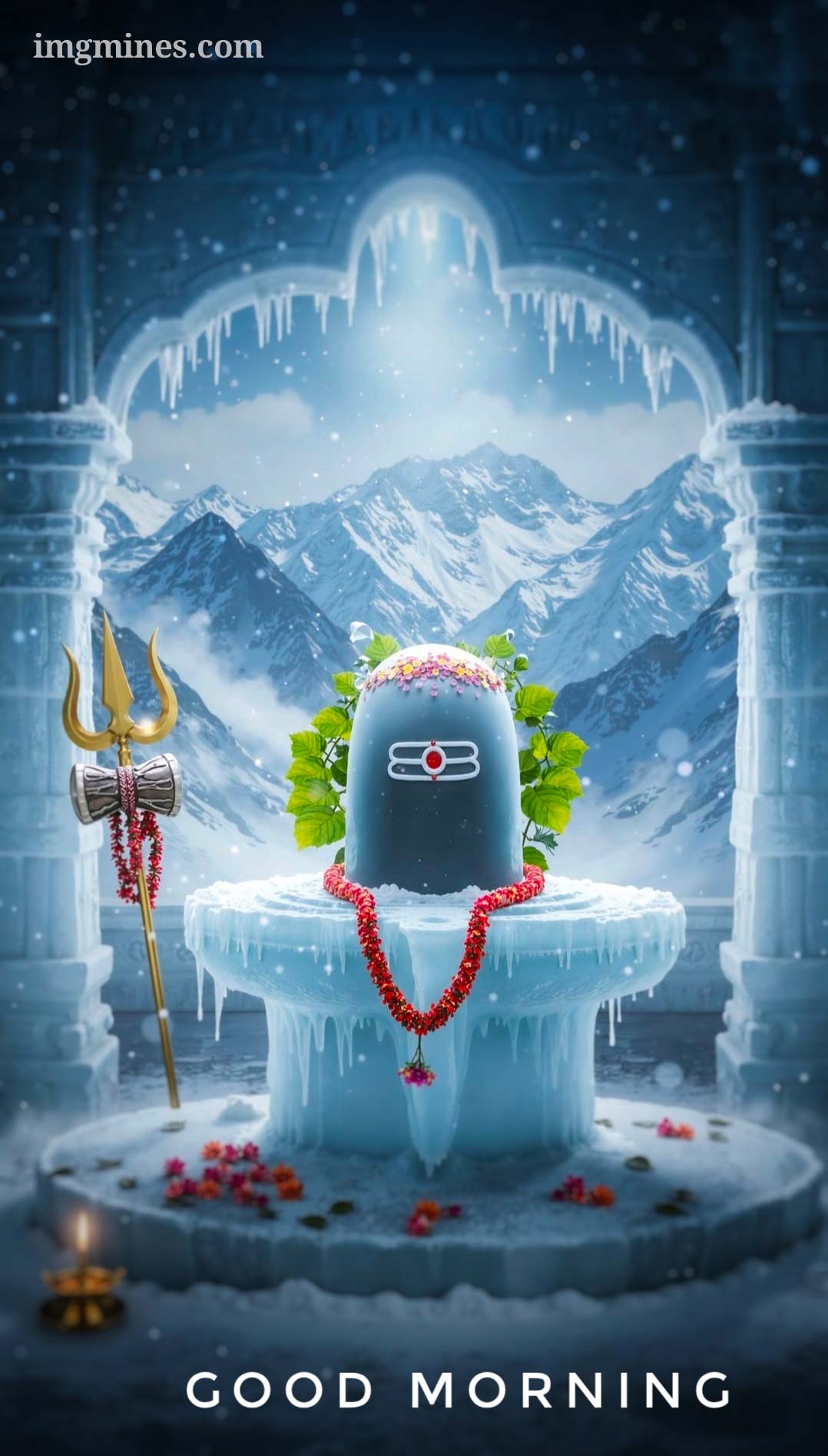 ice shivling image