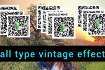 snapseed qr code vintage