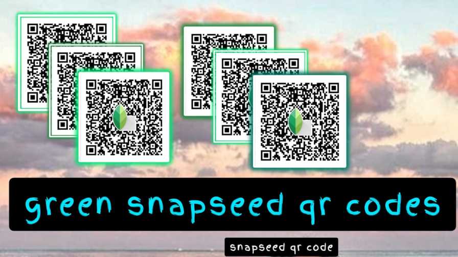 green snapseed qr code