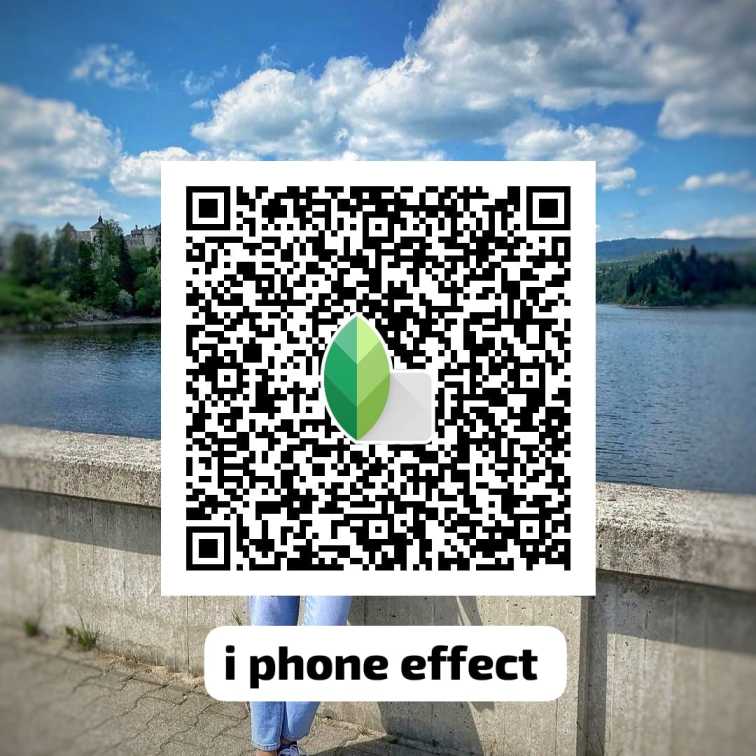 snapseed qr code iphone effect