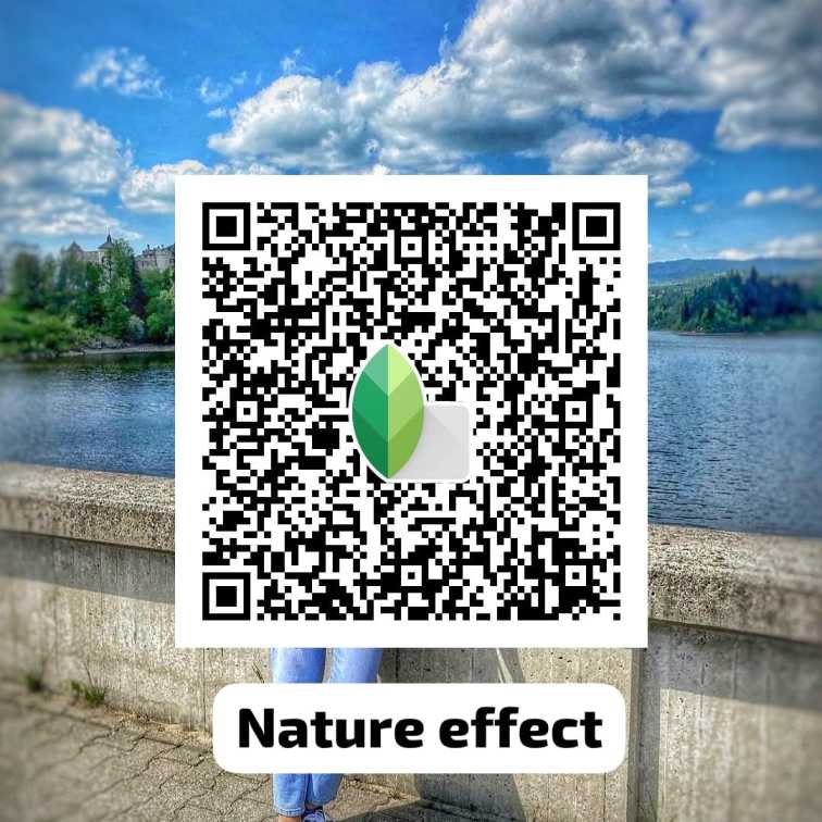 snapseed qr code iphone nature effect