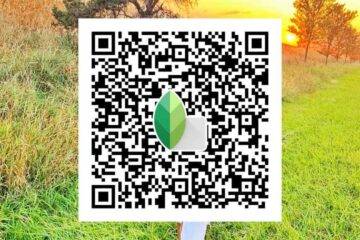 high contrass snapseed qr code hd 4k