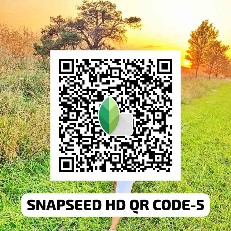 high contrass snapseed qr code hd 4k