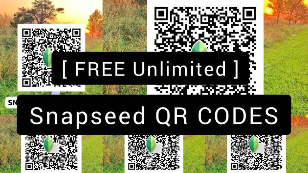 snapseed qr code