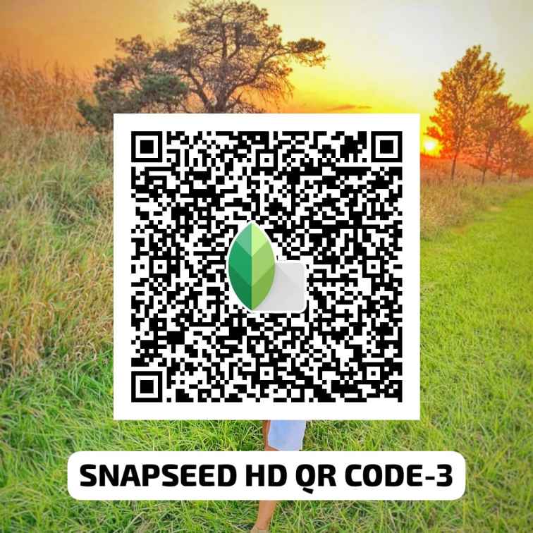 snapseed qr code hd 4k three