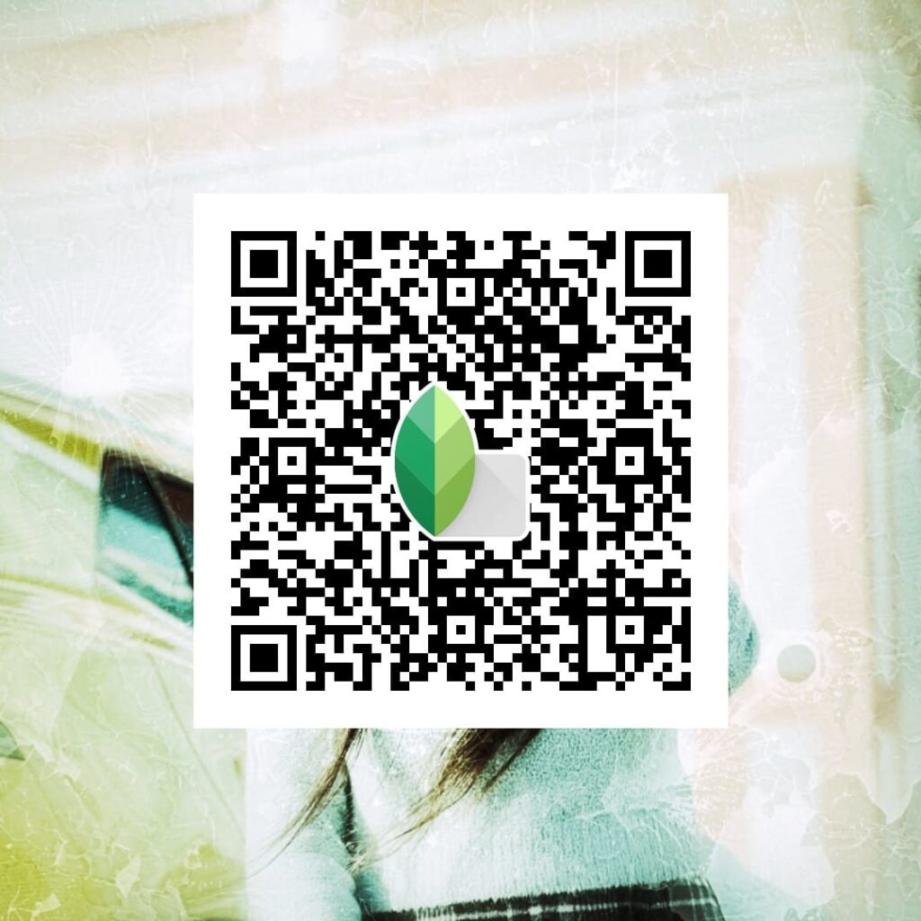 grunge effect 1 new snapseed qr code