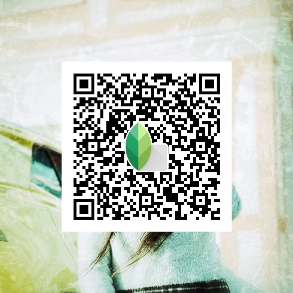 grunge effect 13 new snapseed qr code