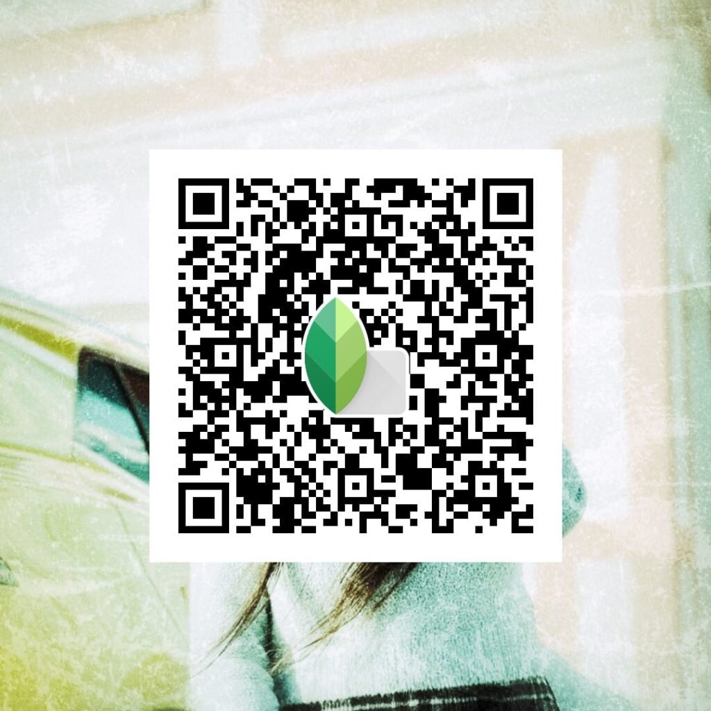 grunge effect 14 new snapseed qr code