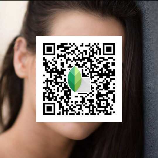 face smooth qr code portrait effect