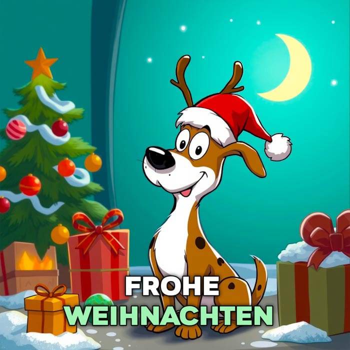 bild frohe weihnachten lustig​