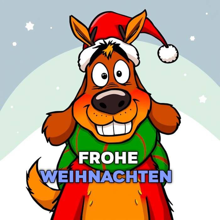 bild frohe weihnachten lustig​