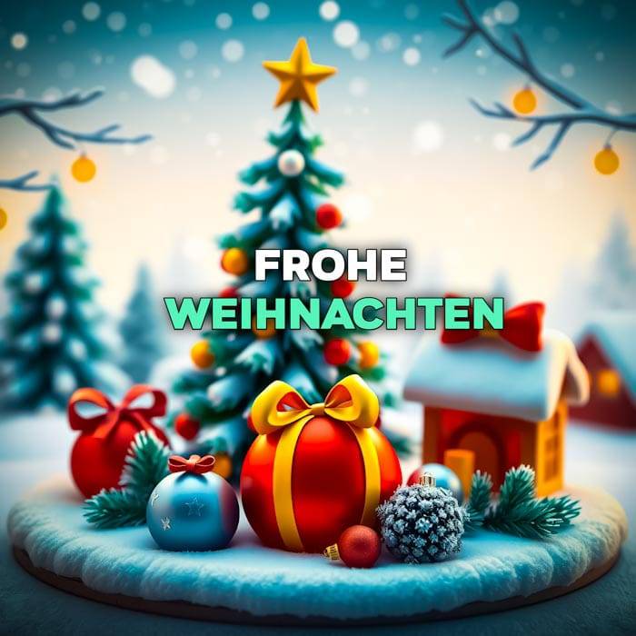 frohe weihnachten euch allen bilder​ hd