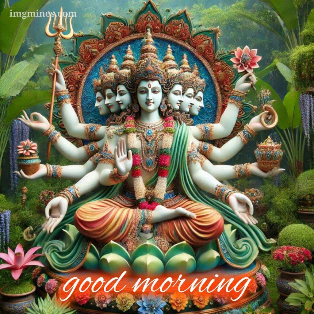 god vishnu good morning wish picture