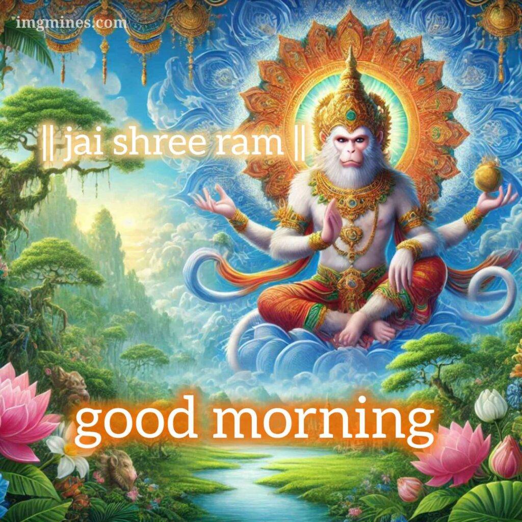 god hanuman good morning image