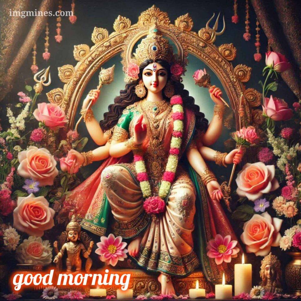 durga mata good morning image