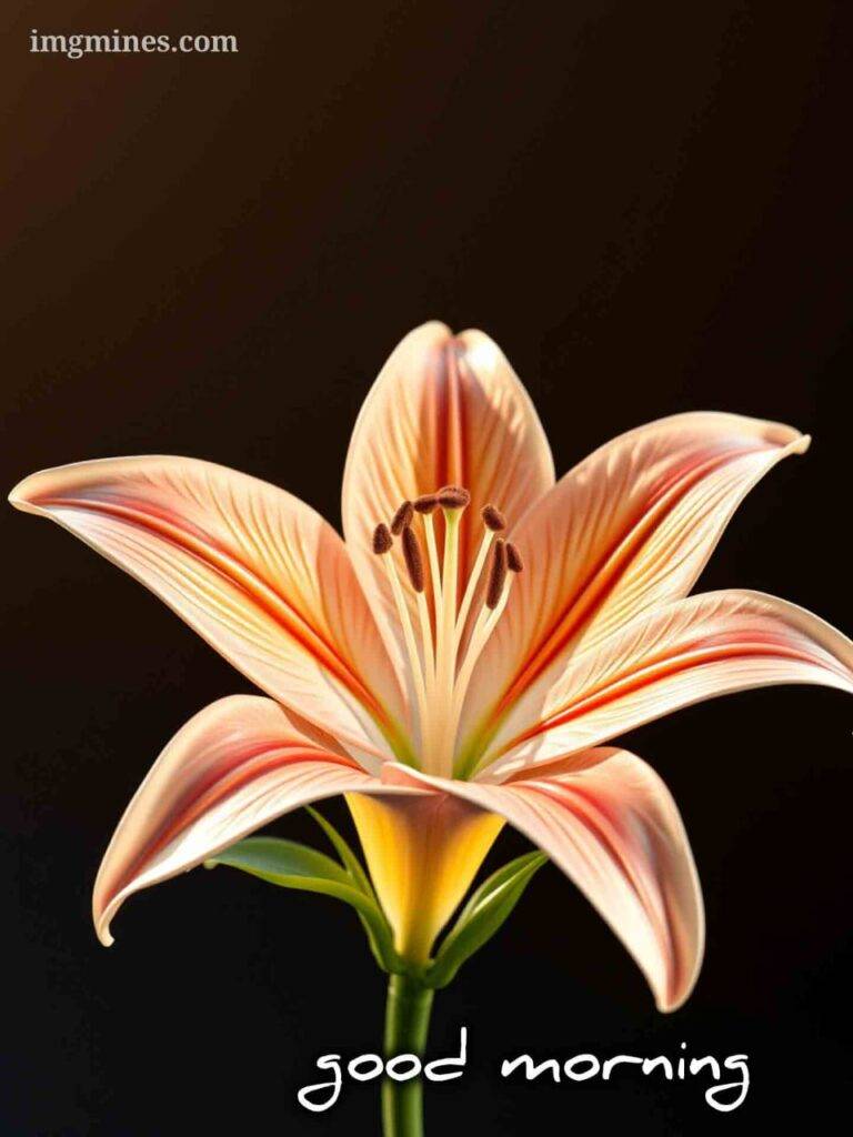 good morning images lily flowers 11