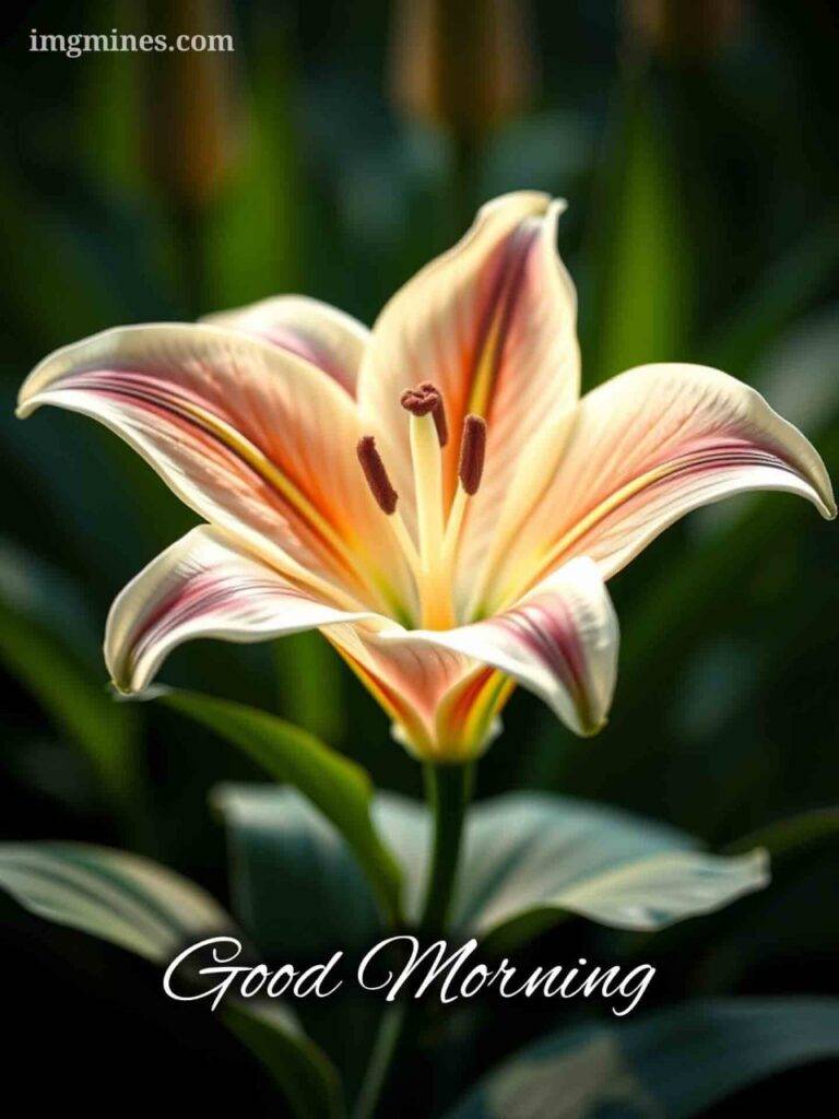 good morning images lily flowers 2