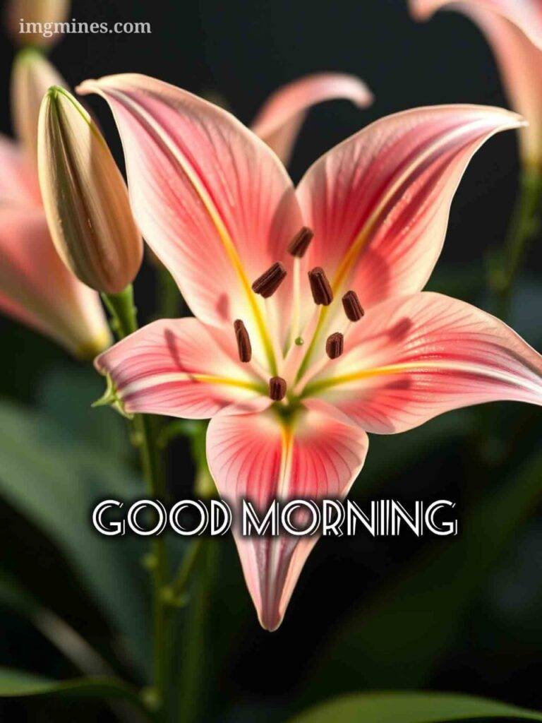 good morning images lily flowers 4