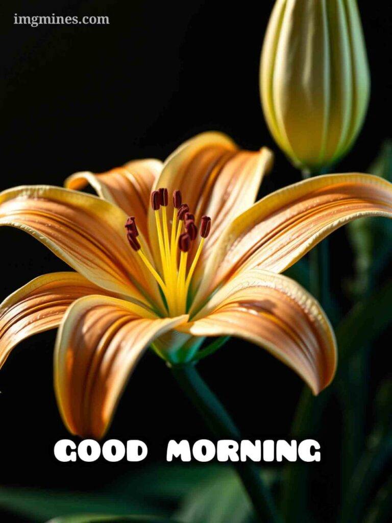 good morning images lily flowers 7