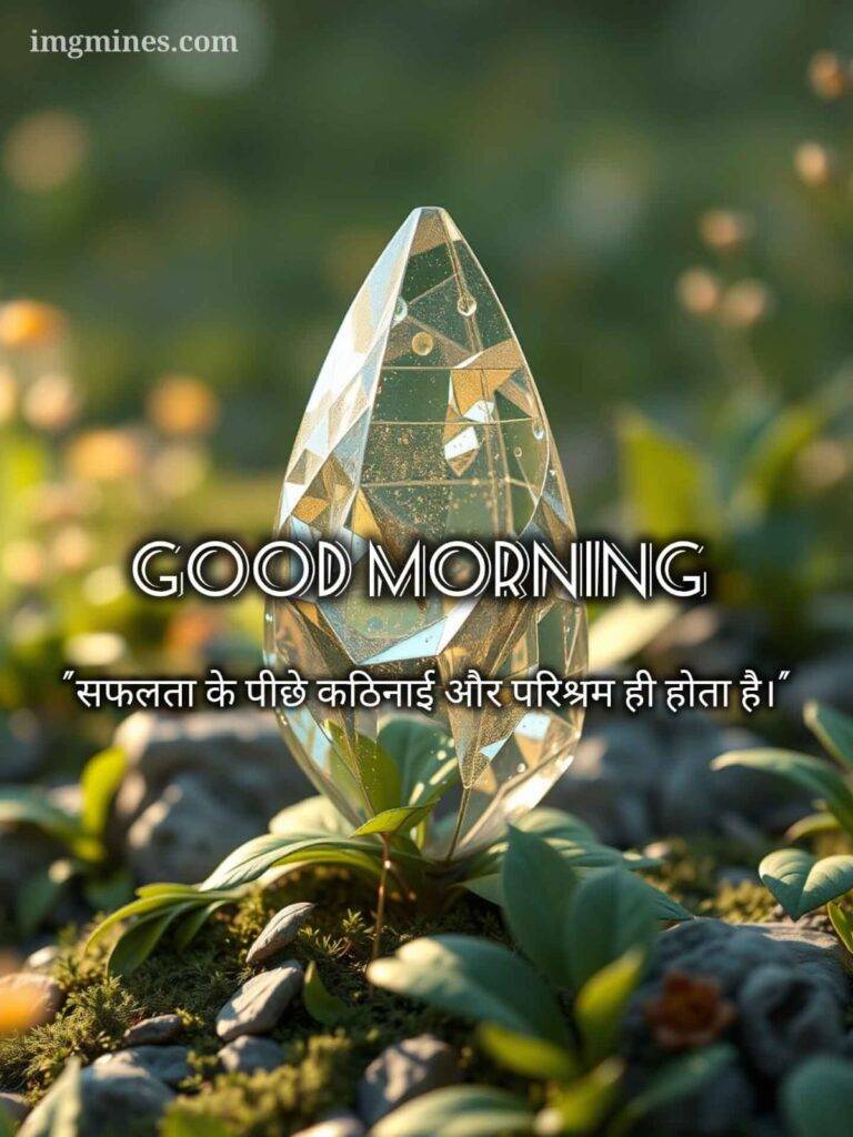 good morning images with positive words in hindi 1