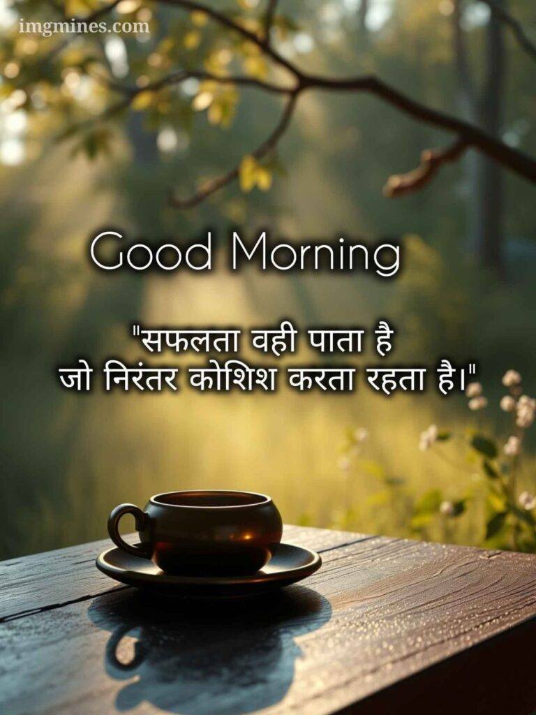 good morning images with positive words in hindi 16