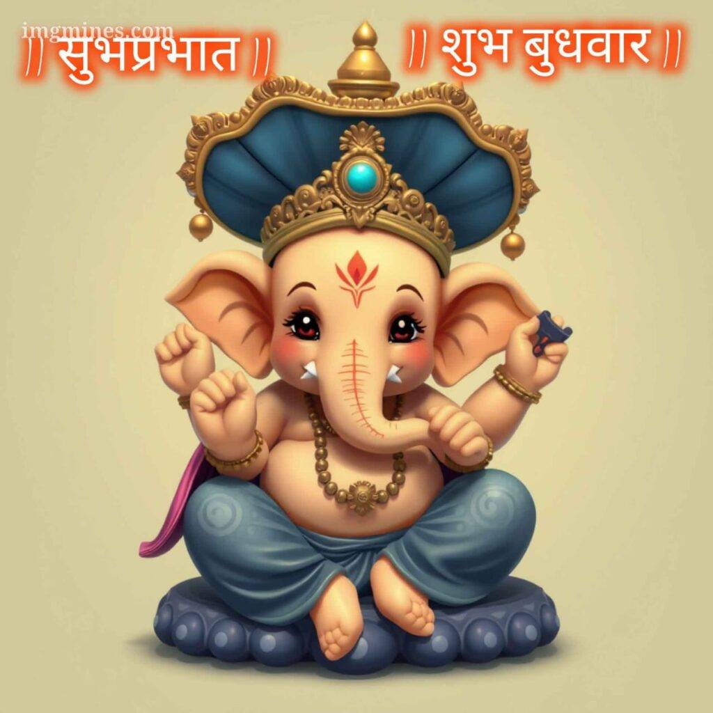 cutest ganesh good morning wednesday god images hd