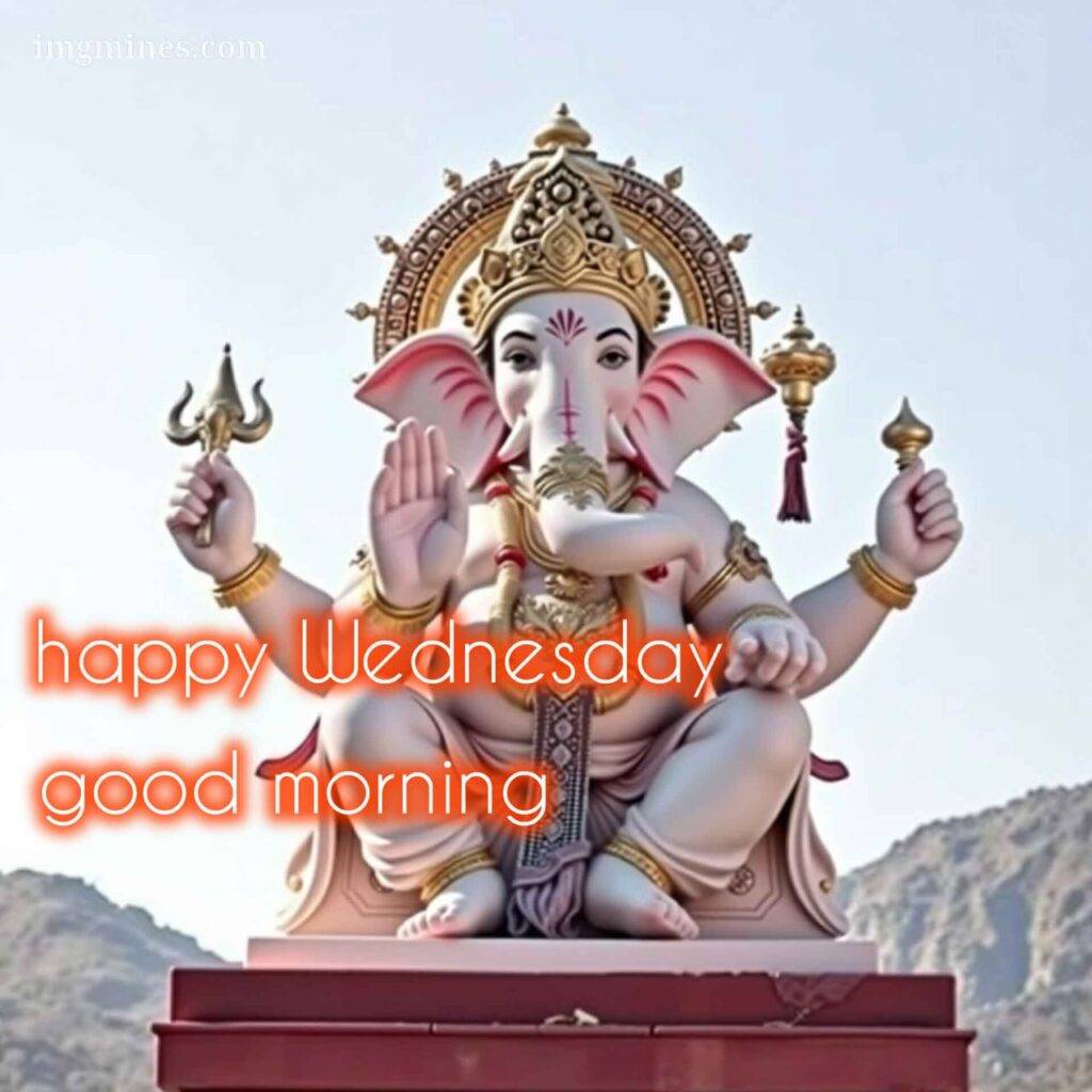 open sky background ganesh good morning wednesday god images hd