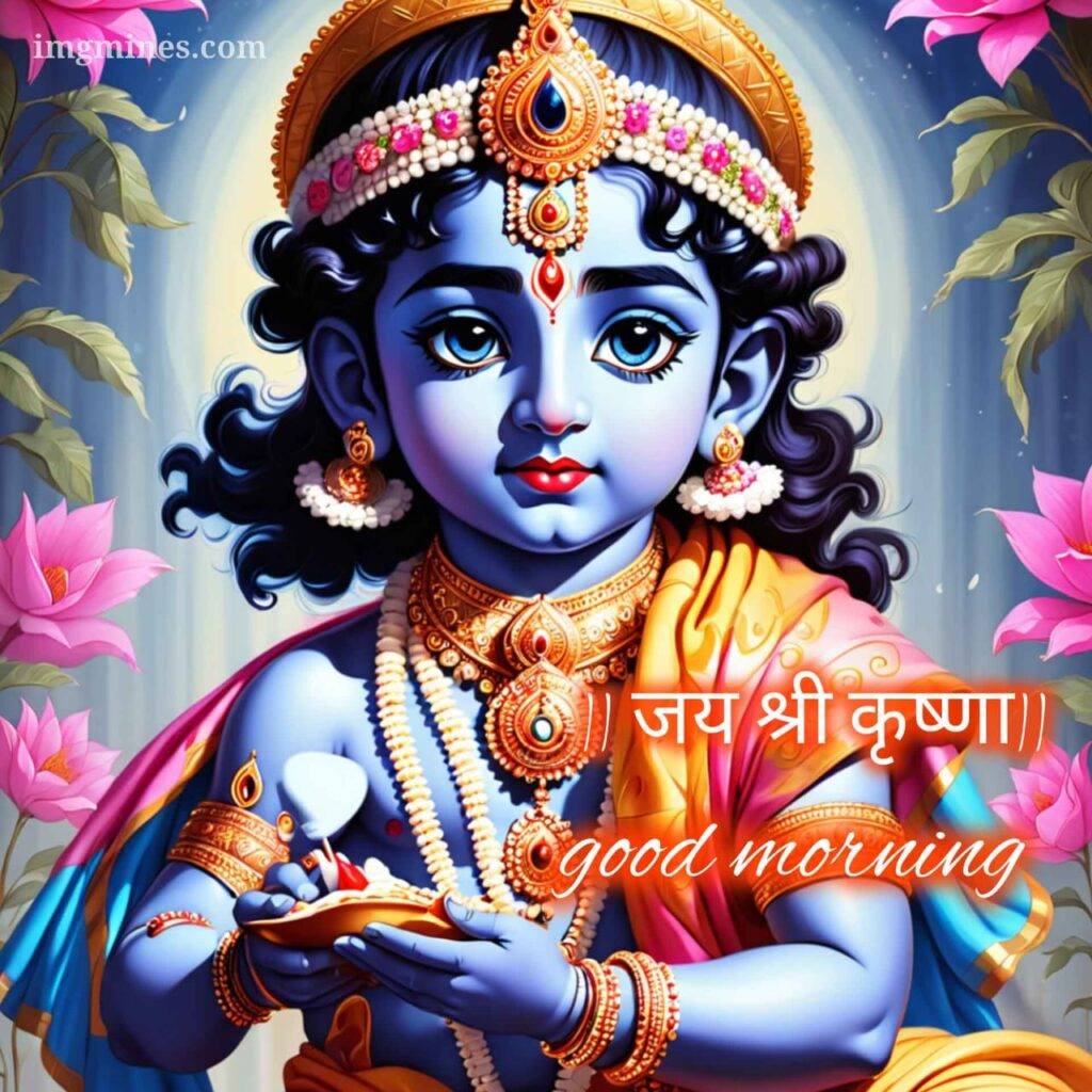 jai shree krishna image good morning eleven