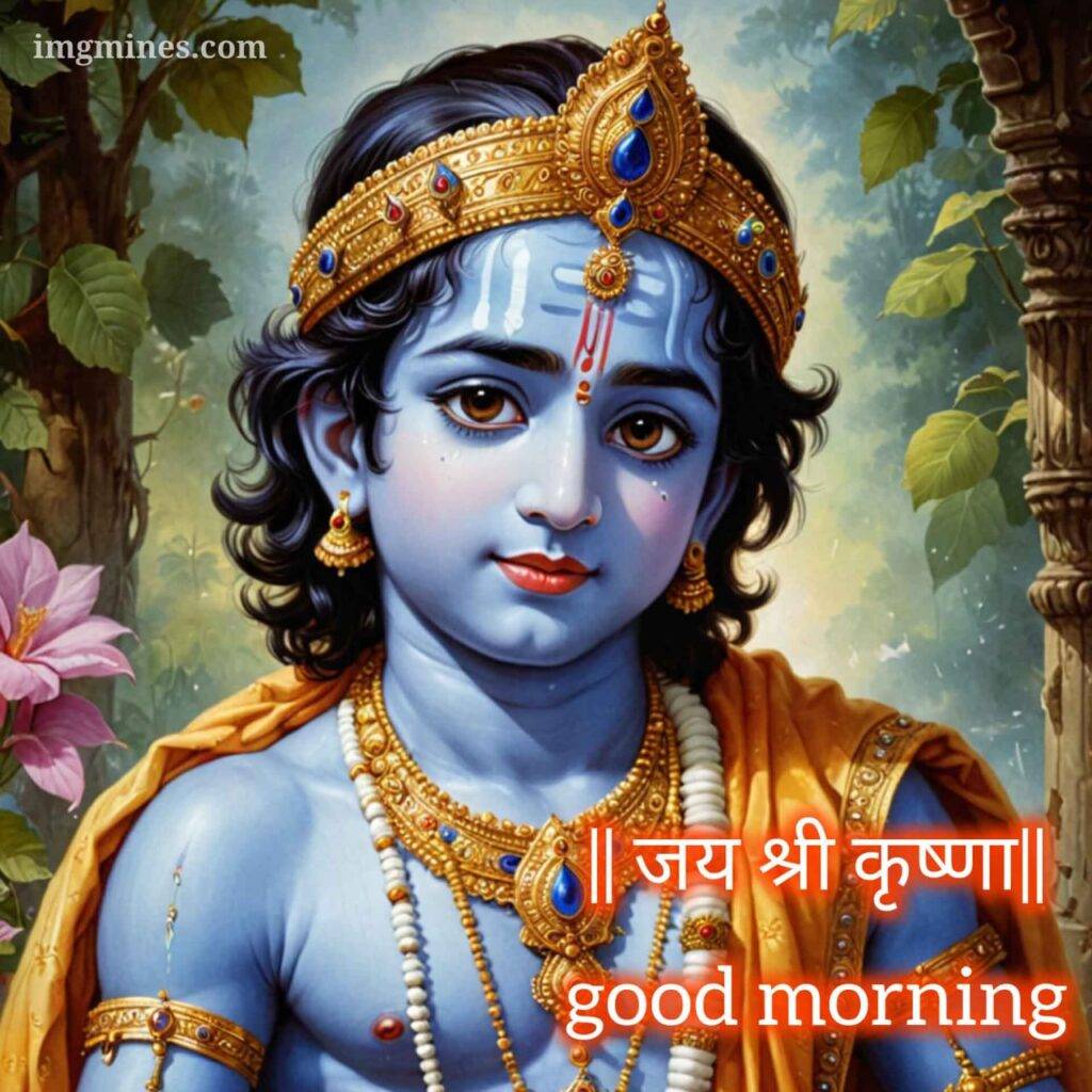 jai shree krishna image good morning fifthteen