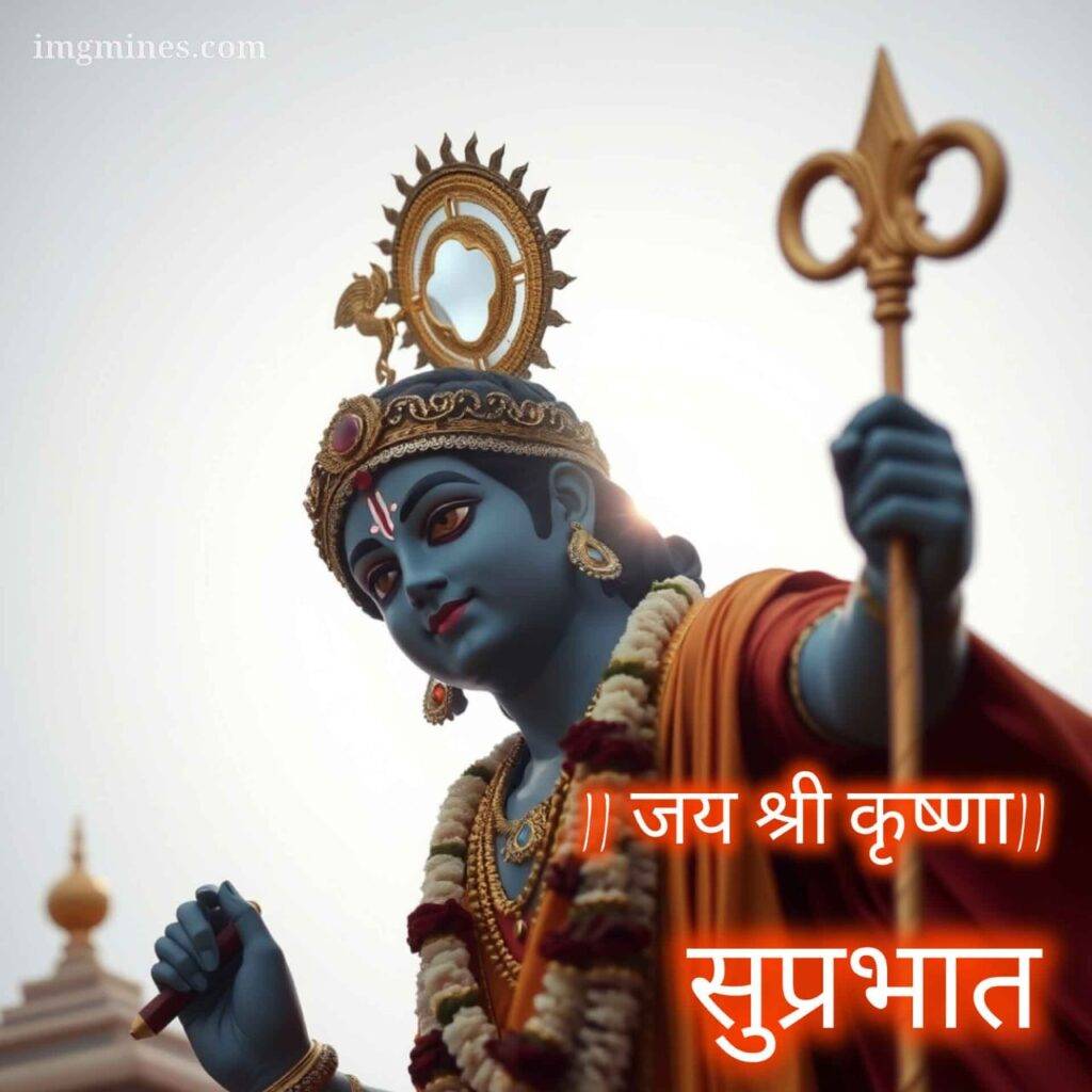 jai shree krishna image good morning one