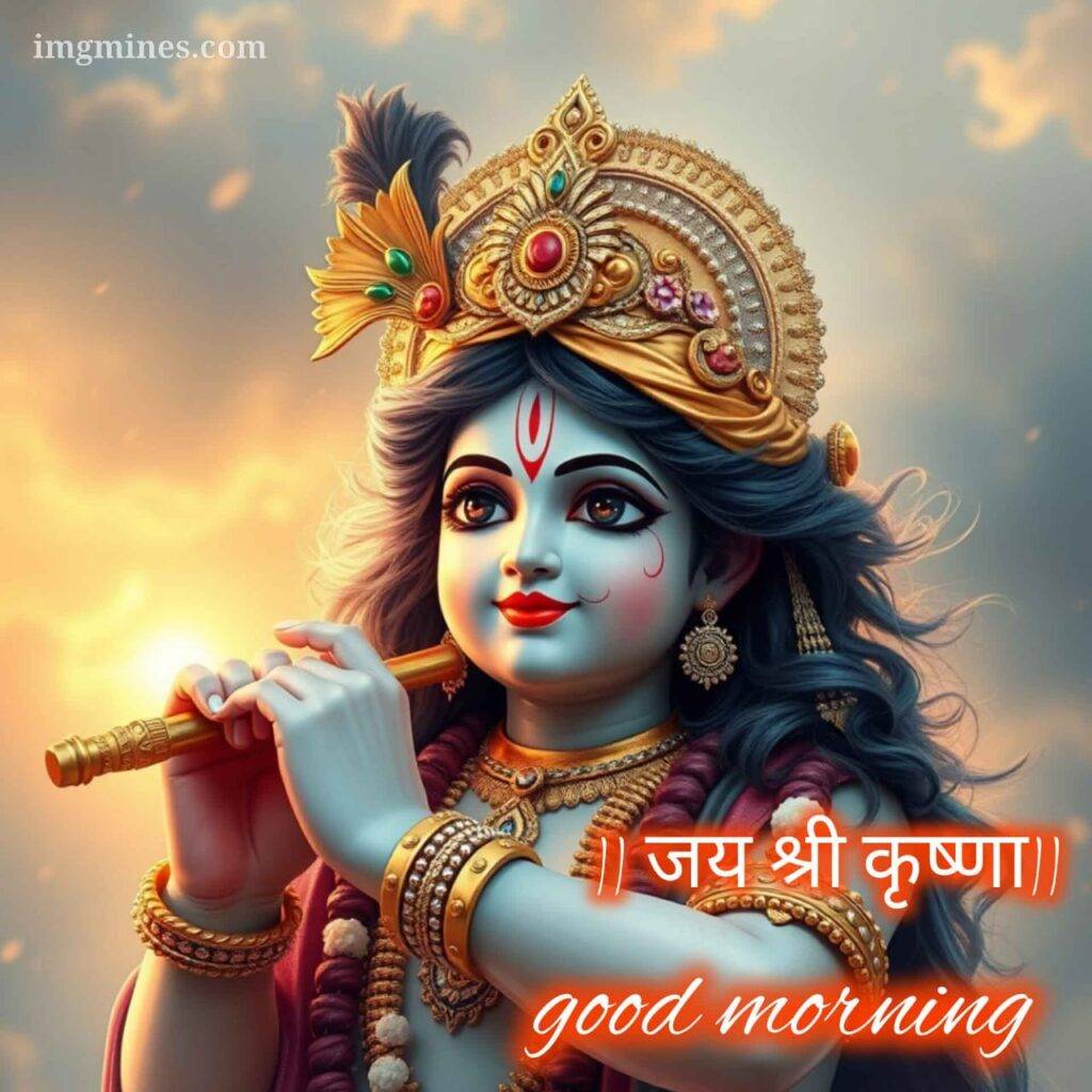 jai shree krishna image good morning sixteen