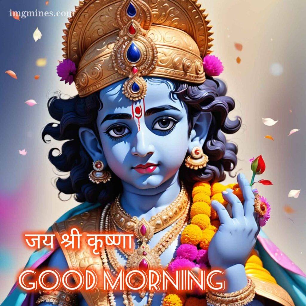 jai shree krishna image good morning ten