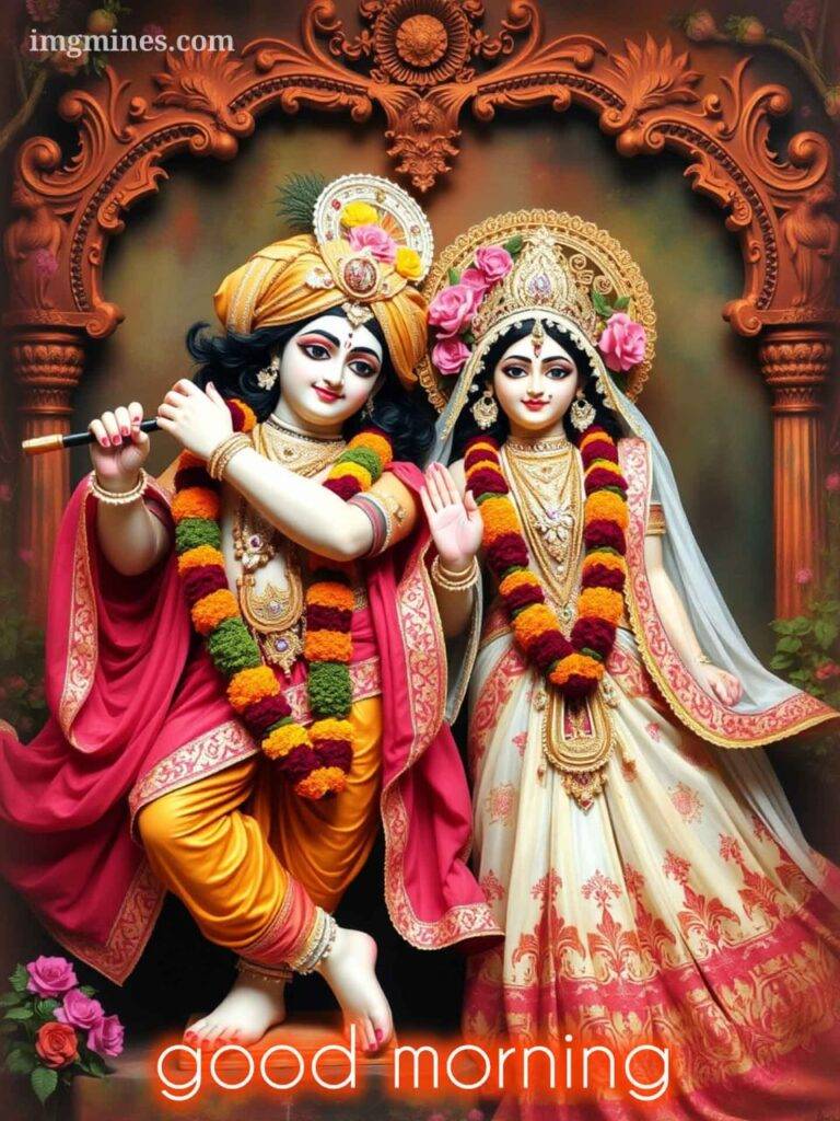 radha krishna love good morning images hd 3