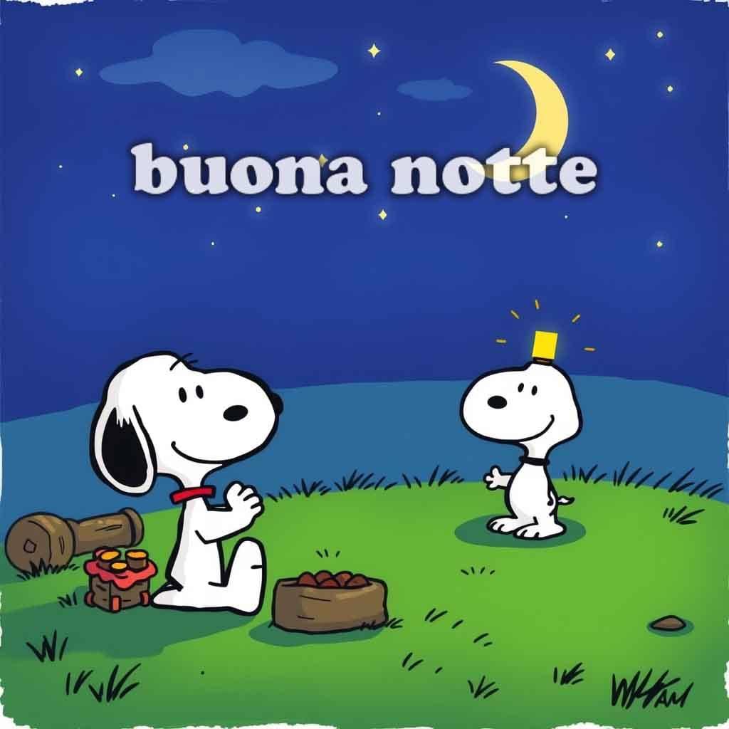 snoopy buonanotte 21