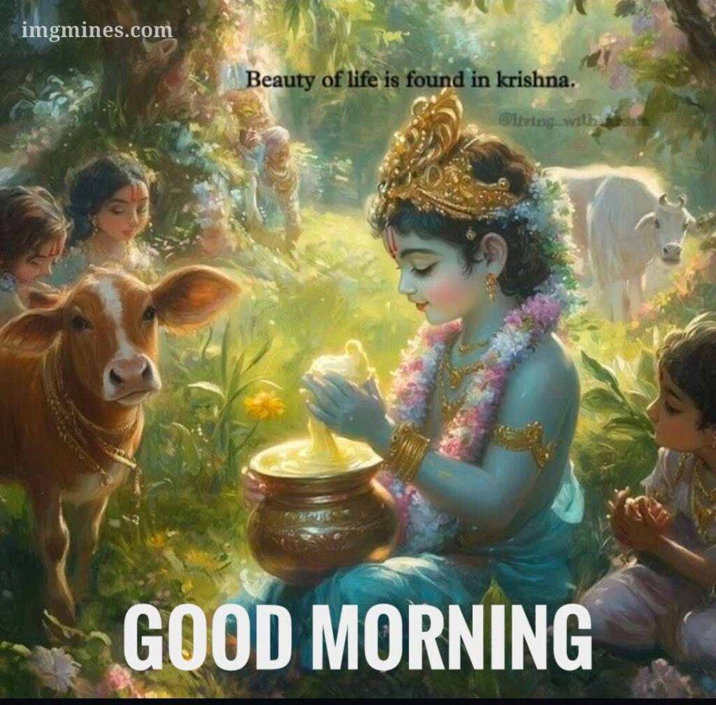 good morning krishna images 1