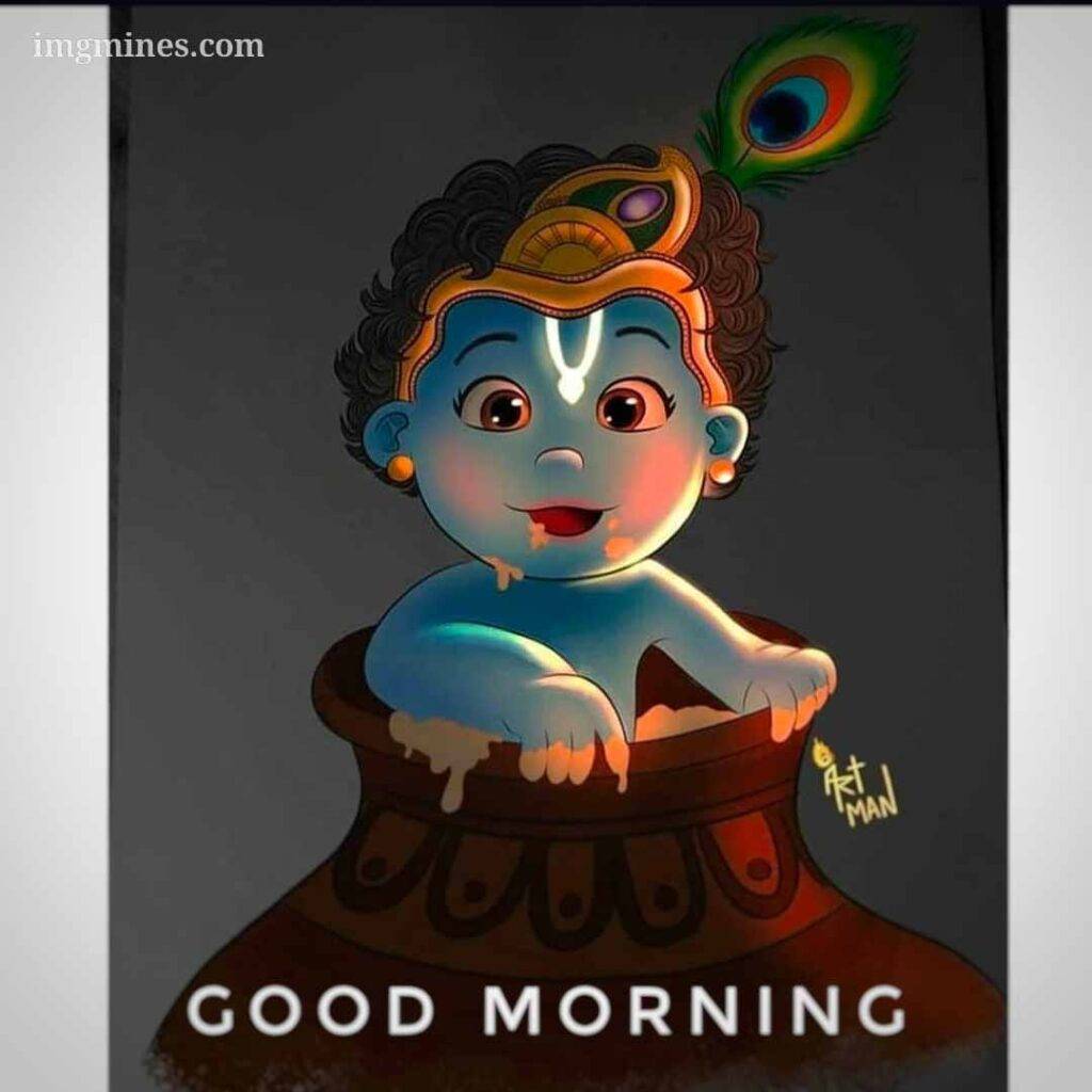 good morning krishna images 13