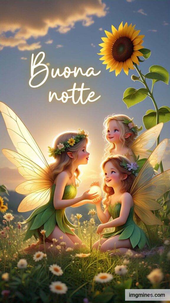 le fate del sole buonanotte immagini nuove gratis per whatsapp-21