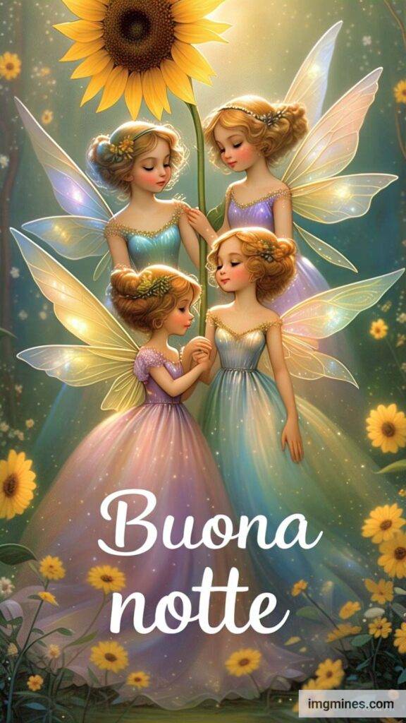 le fate del sole buonanotte immagini nuove gratis per whatsapp-26