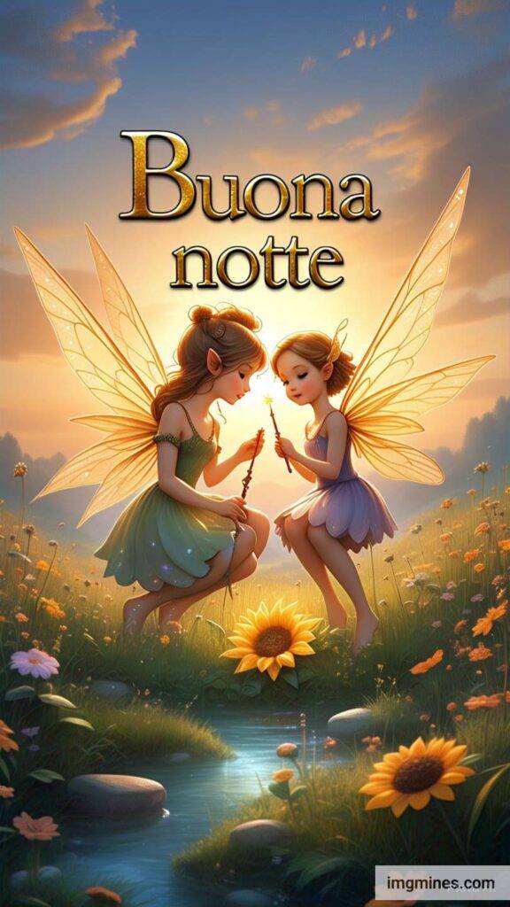 le fate del sole buonanotte immagini nuove gratis per whatsapp-36