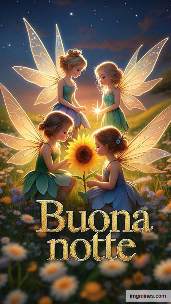 le fate del sole buonanotte immagini nuove gratis per whatsapp-47