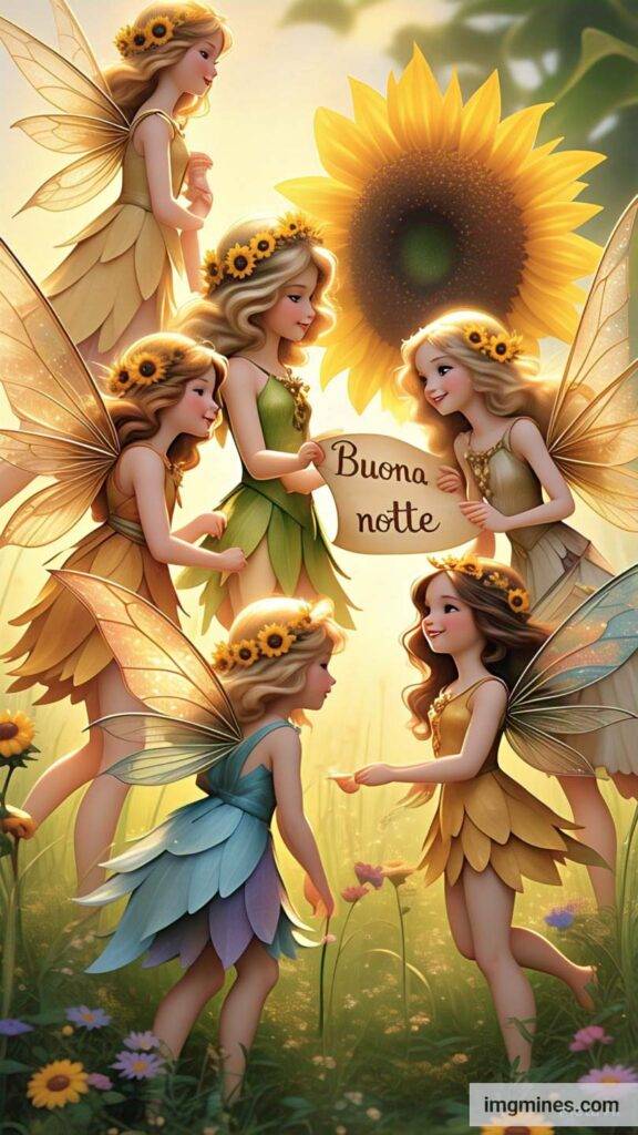 le fate del sole buonanotte immagini nuove gratis per whatsapp-48