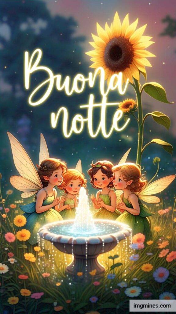 le fate del sole buonanotte immagini nuove gratis per whatsapp-52