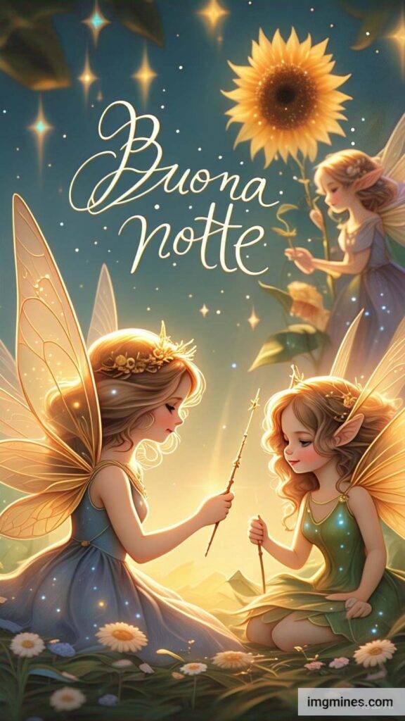le fate del sole buonanotte immagini nuove gratis per whatsapp-54