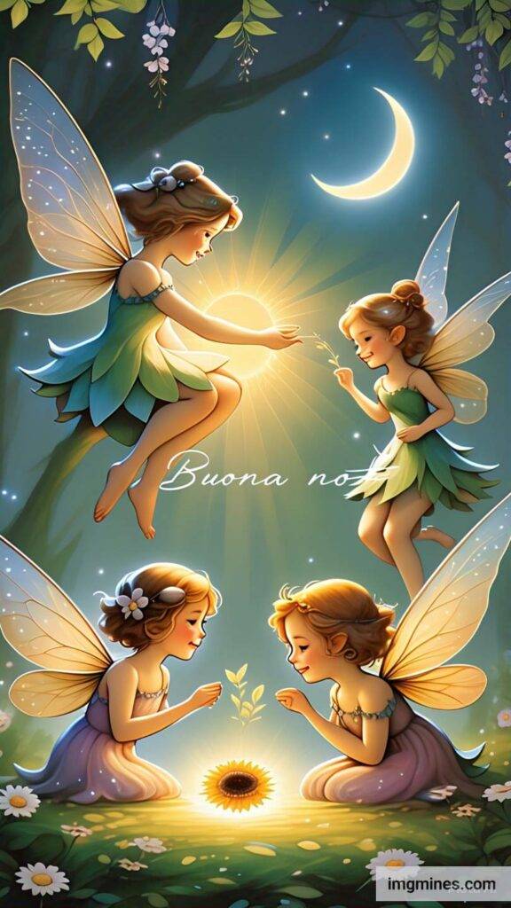 le fate del sole buonanotte immagini nuove gratis per whatsapp-59