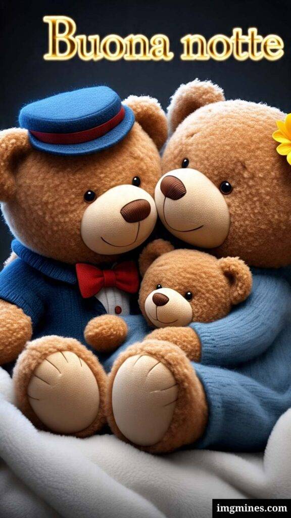 famiglia felice nuova immagine della buonanotte